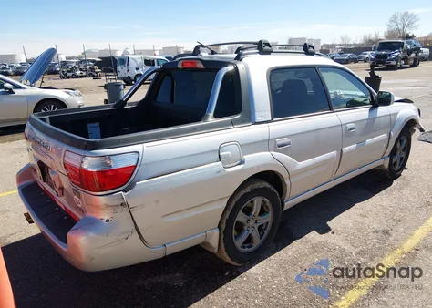 2006 Subaru Baja Turbo из США, поврежденный, VIN 4S4BT63C366105240